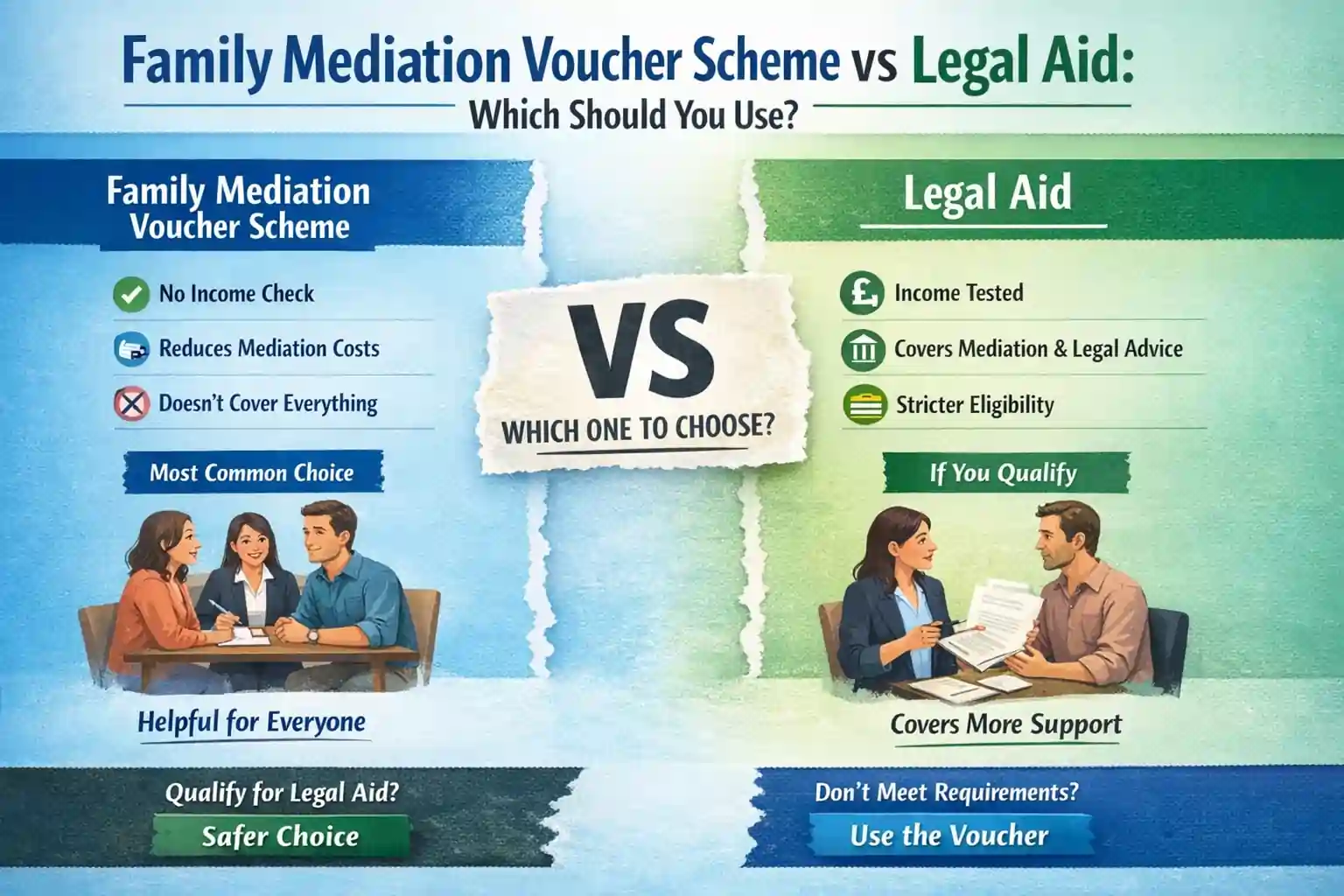 Family Mediation Voucher Scheme vs Legal Aid: Which Should You Use Bolton?