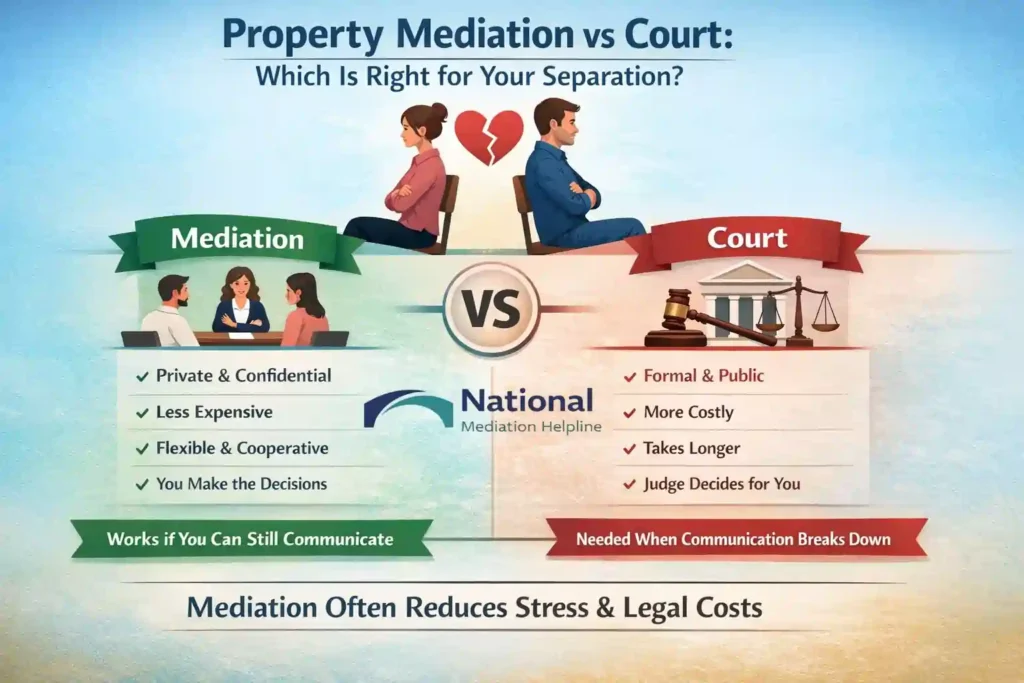 Property Mediation vs Court: Which Is Right for Your Separation Bolton?