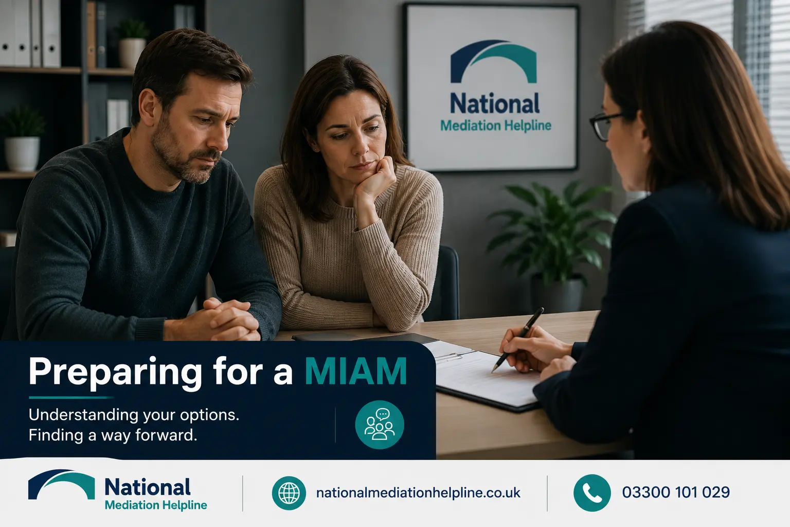 How to prepare for a miam in Bolton Preparing for a MIAM. An image explaining how to prepare yourself emotionally and rationally for the first miam appointment 